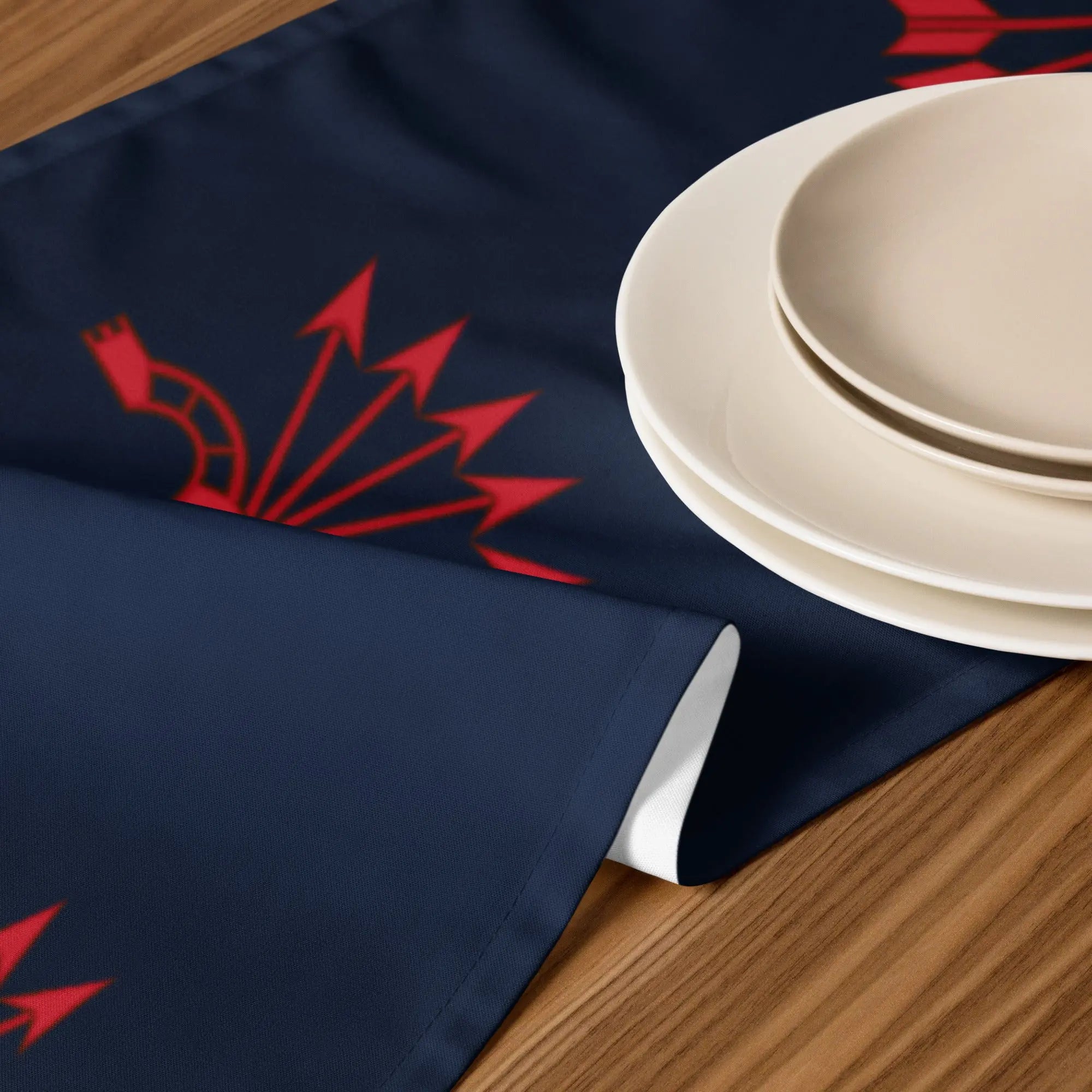 Comprar Camino de mesa Falange Bandera España La Flamenca de Borgoña Patricia Muñoz VOX