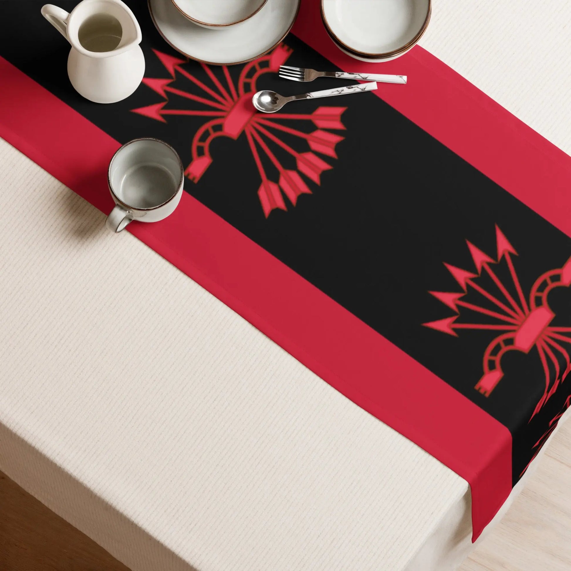 Comprar Camino de mesa Falange Bandera España La Flamenca de Borgoña Patricia Muñoz VOX