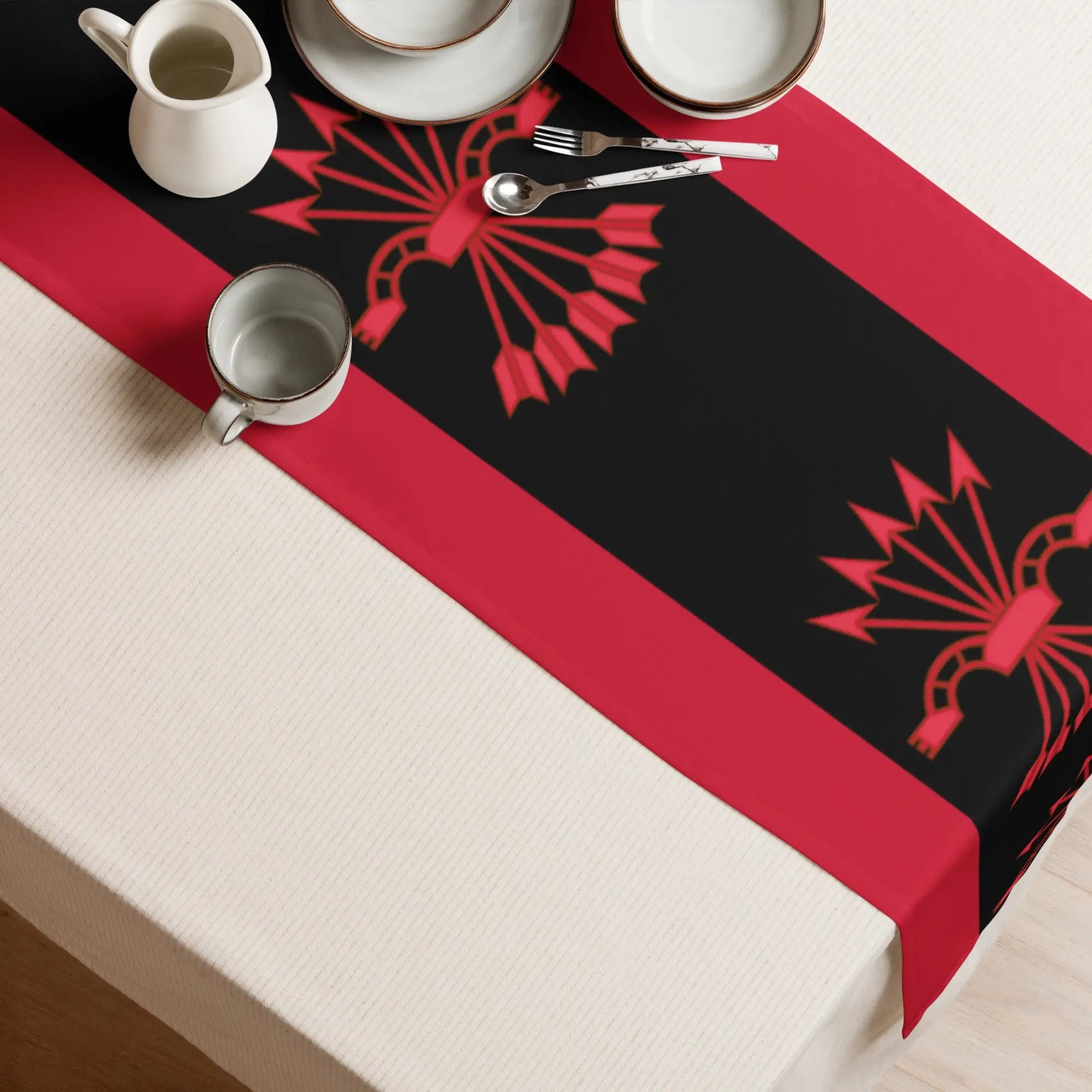 Comprar Camino de mesa Falange Bandera España La Flamenca de Borgoña Patricia Muñoz VOX