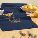 Comprar Camino de mesa Infantería de Marina La Flamenca de Borgoña, Bandera de España, Cruz de Borgoña, Patricia Muñoz, VOX, Santiago Abascal