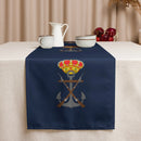 Comprar Camino de mesa Infantería de Marina La Flamenca de Borgoña, Bandera de España, Cruz de Borgoña, Patricia Muñoz, VOX, Santiago Abascal