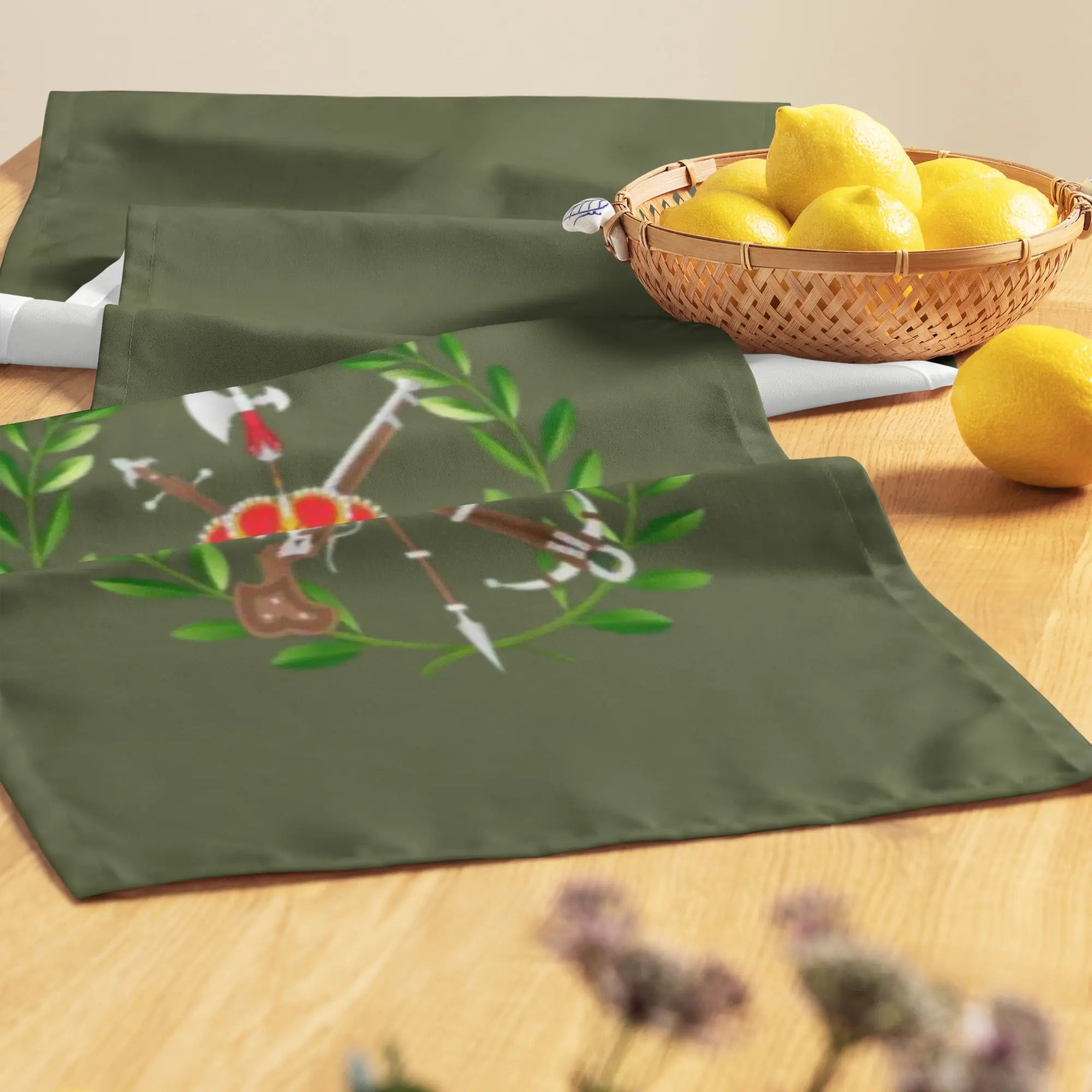 Comprar Camino de mesa Legión Española Bandera España La Flamenca de Borgoña Patricia Muñoz VOX