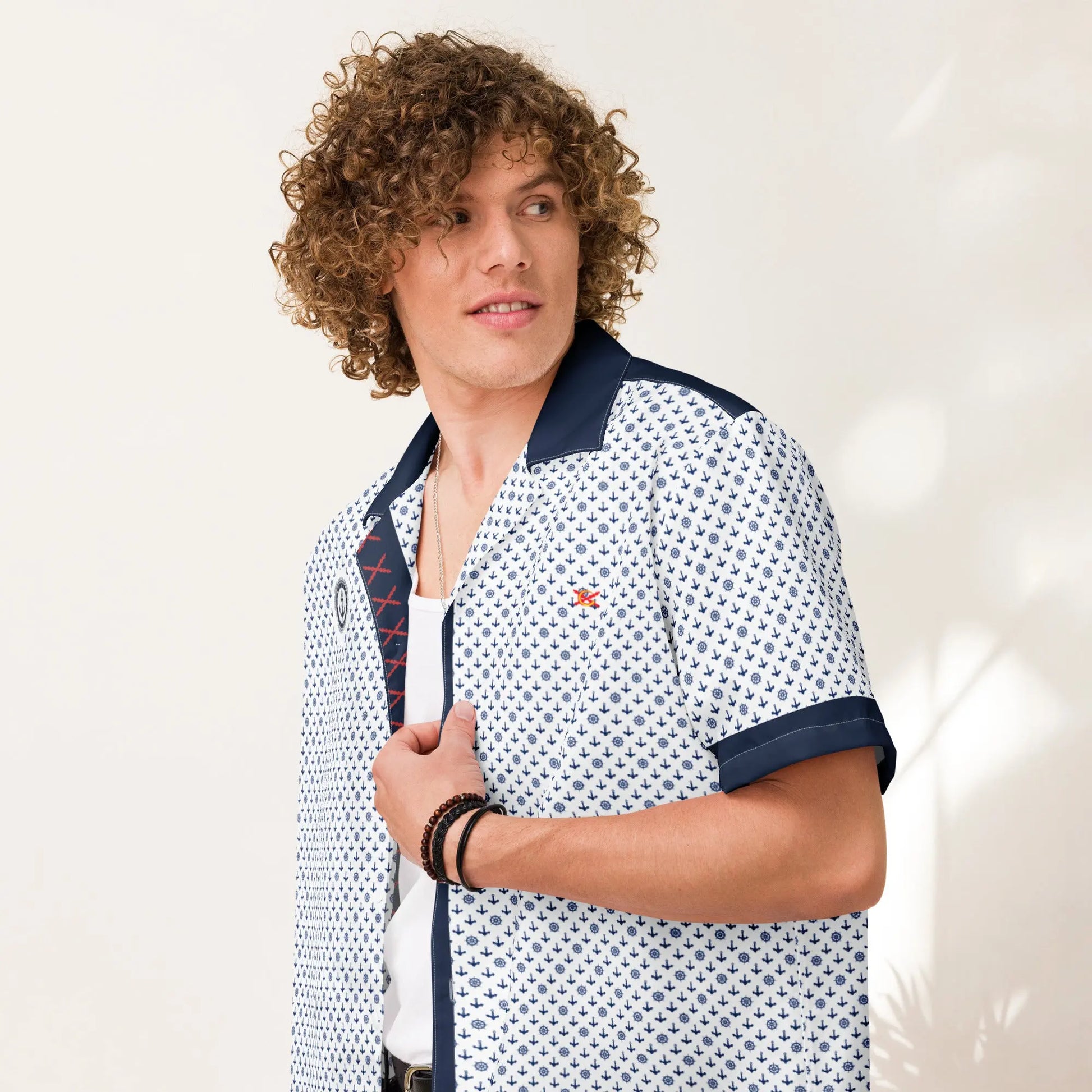 Comprar Camisa Alta Mar I manga corta unisex Bandera España La Flamenca de Borgoña Patricia Muñoz VOX