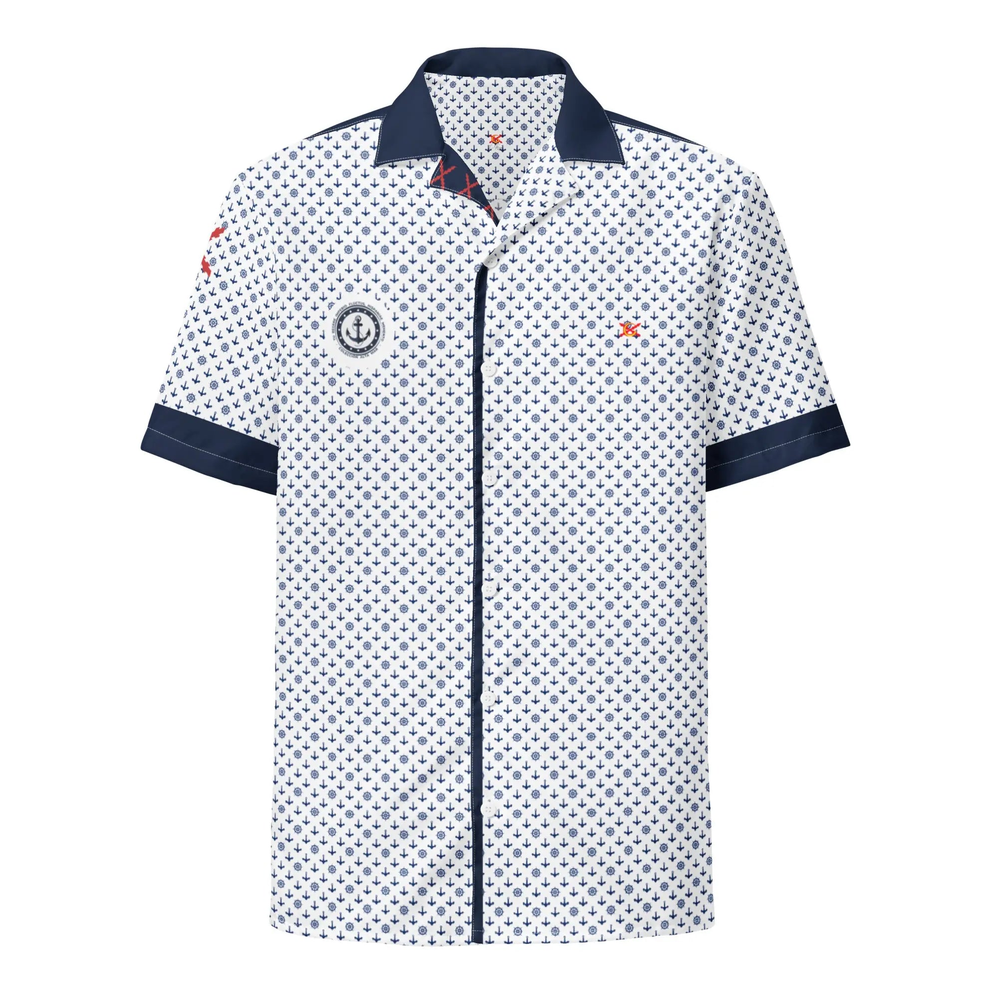 Comprar Camisa Alta Mar I manga corta unisex Bandera España La Flamenca de Borgoña Patricia Muñoz VOX