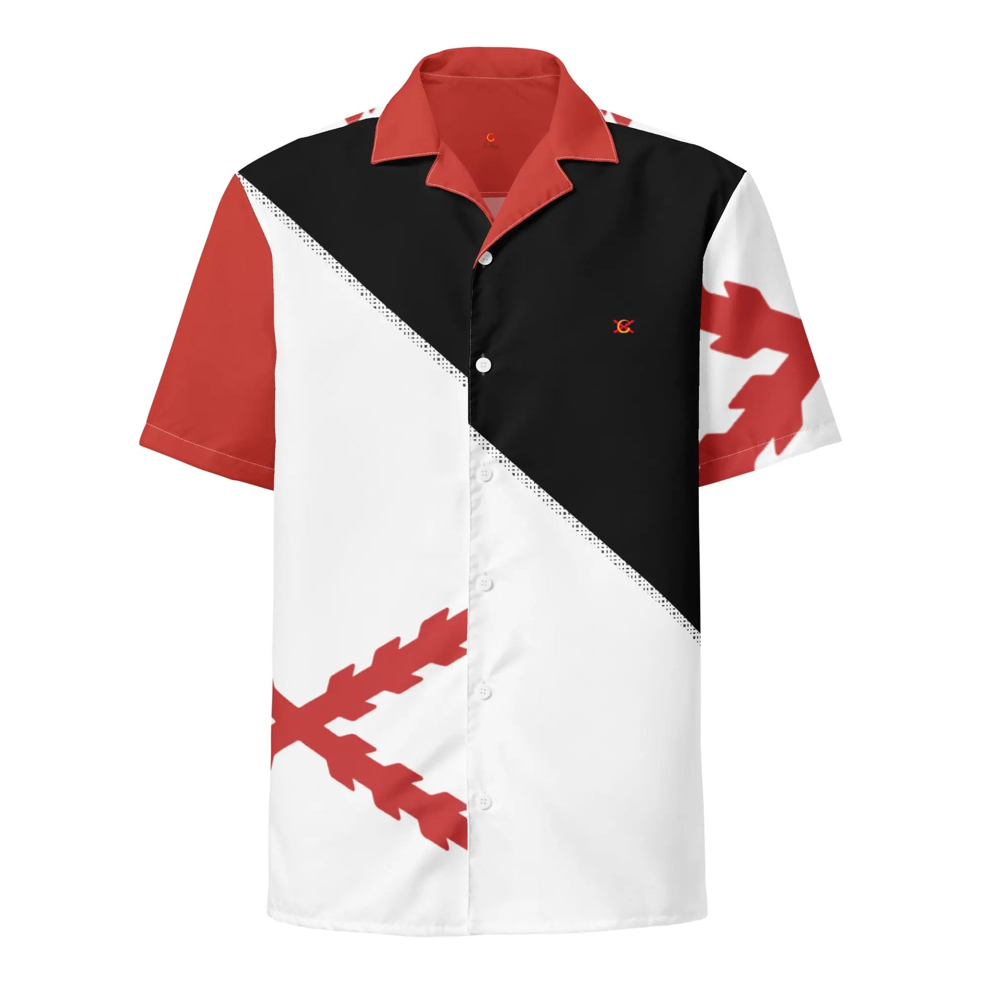 Comprar Camisa Aspa de San Andrés manga corta unisex Bandera España La Flamenca de Borgoña Patricia Muñoz VOX