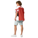 Comprar Camisa Aspa de San Andrés manga corta unisex La Flamenca de Borgoña, Bandera de España, Cruz de Borgoña, Patricia Muñoz, VOX, Santiago Abascal