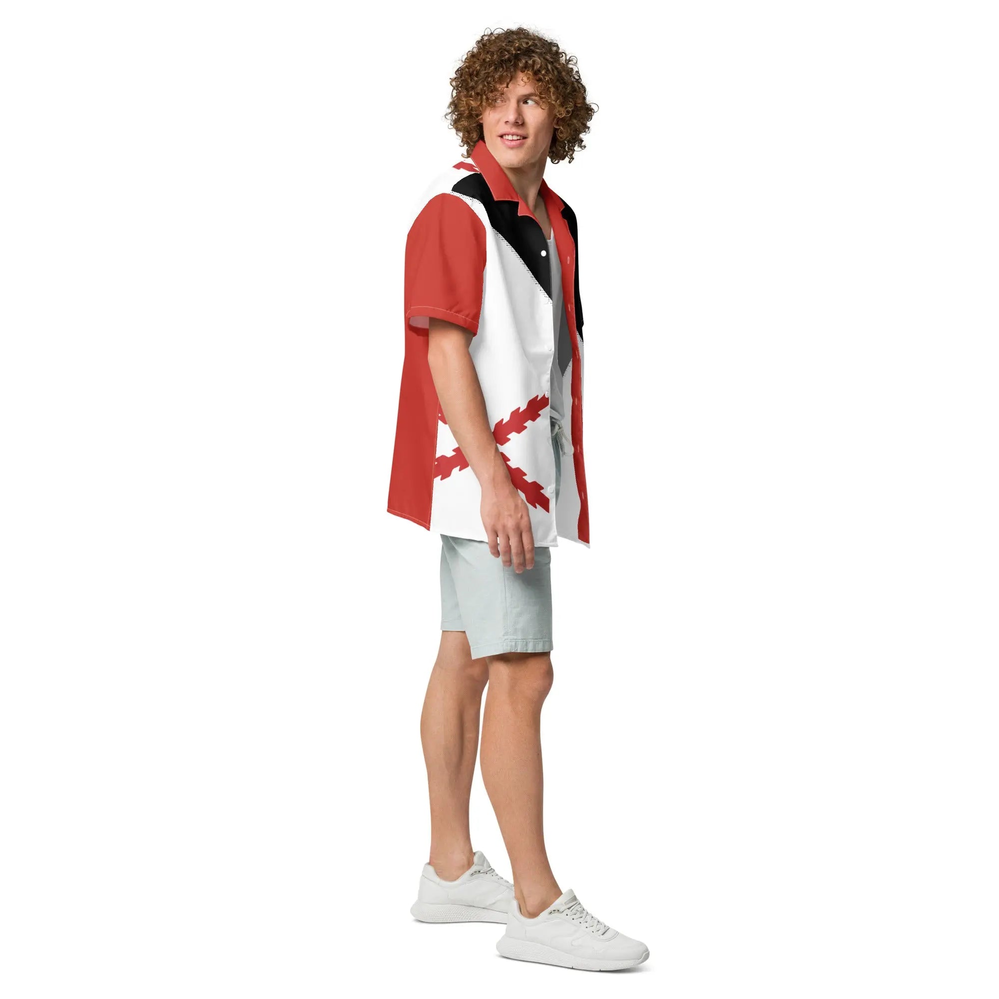 Comprar Camisa Aspa de San Andrés manga corta unisex Bandera España La Flamenca de Borgoña Patricia Muñoz VOX