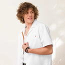 Comprar Camisa Bandera España blanca manga corta unisex La Flamenca de Borgoña, Bandera de España, Cruz de Borgoña, Patricia Muñoz, VOX, Santiago Abascal