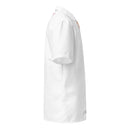 Comprar Camisa Bandera España blanca manga corta unisex La Flamenca de Borgoña, Bandera de España, Cruz de Borgoña, Patricia Muñoz, VOX, Santiago Abascal
