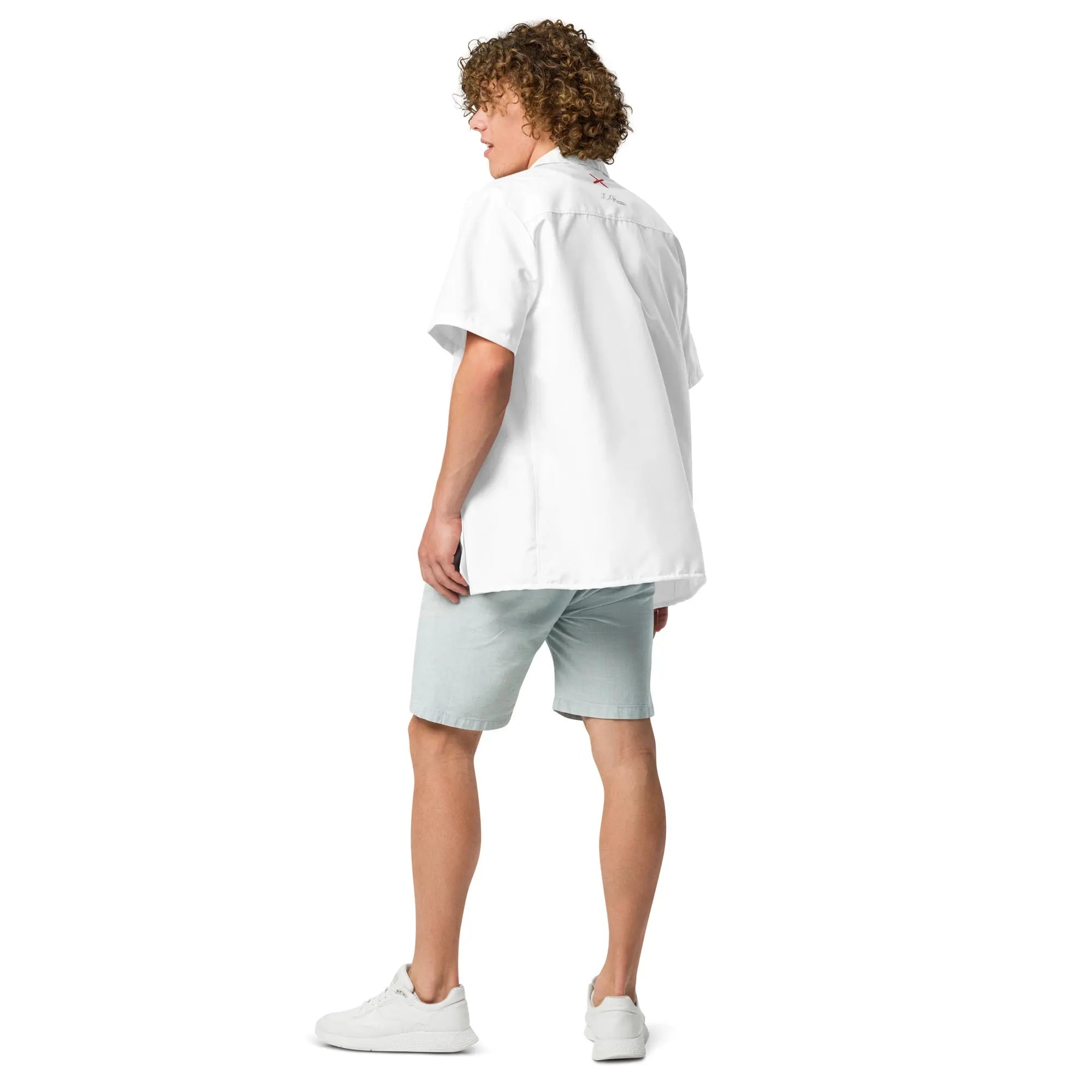 Comprar Camisa Bandera España blanca manga corta unisex Bandera España La Flamenca de Borgoña Patricia Muñoz VOX