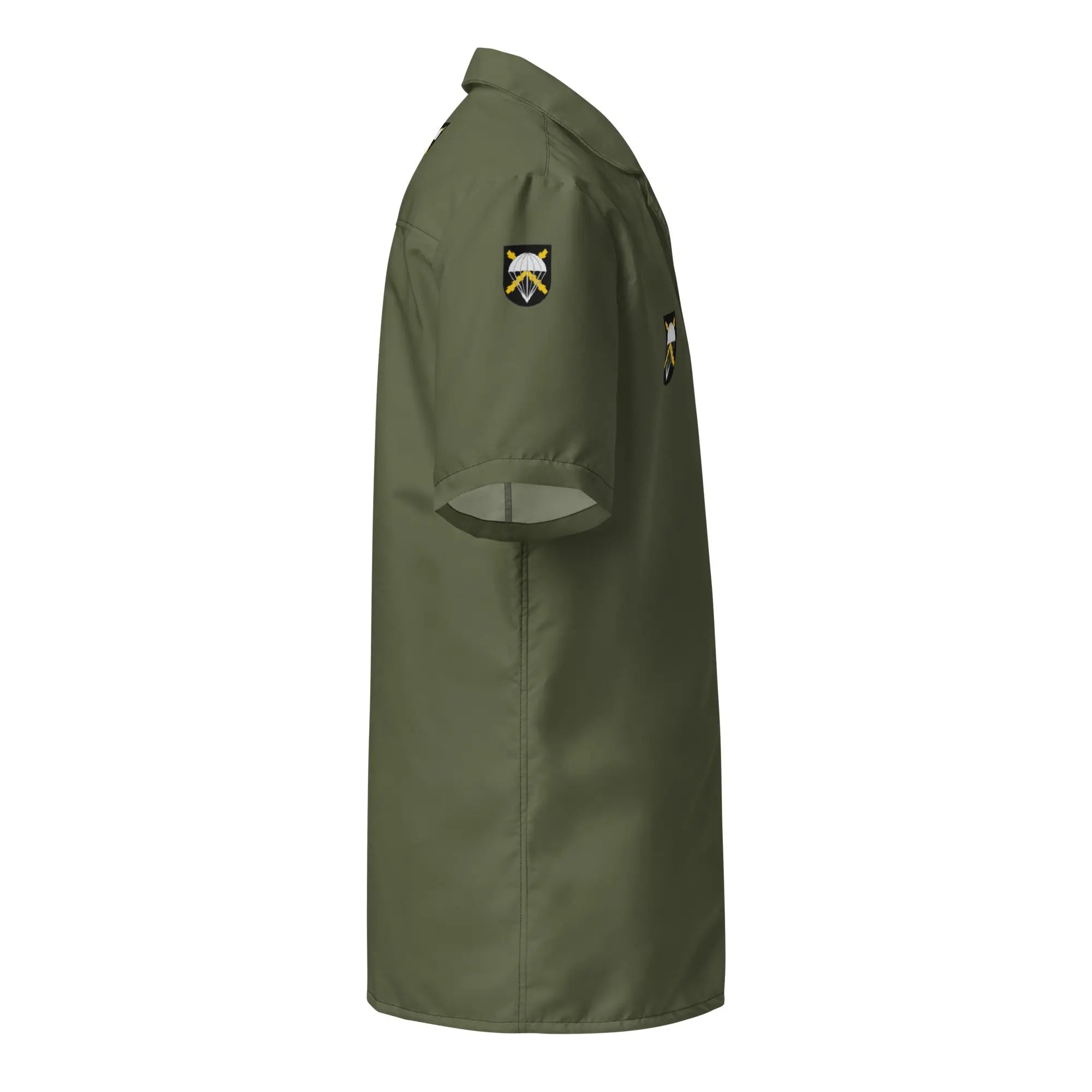 Comprar Camisa Bripac verde manga corta unisex Bandera España La Flamenca de Borgoña Patricia Muñoz VOX