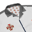 Comprar Camisa Cruz Templarios II manga corta unisex La Flamenca de Borgoña, Bandera de España, Cruz de Borgoña, Patricia Muñoz, VOX, Santiago Abascal