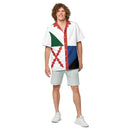 Comprar Camisa Cruz de Borgoña multicolor manga corta unisex La Flamenca de Borgoña, Bandera de España, Cruz de Borgoña, Patricia Muñoz, VOX, Santiago Abascal