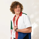 Comprar Camisa Cruz de Borgoña multicolor manga corta unisex La Flamenca de Borgoña, Bandera de España, Cruz de Borgoña, Patricia Muñoz, VOX, Santiago Abascal