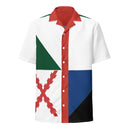 Comprar Camisa Cruz de Borgoña multicolor manga corta unisex La Flamenca de Borgoña, Bandera de España, Cruz de Borgoña, Patricia Muñoz, VOX, Santiago Abascal