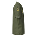 Comprar Camisa Cuerpo Jurídico Militar manga corta unisex La Flamenca de Borgoña, Bandera de España, Cruz de Borgoña, Patricia Muñoz, VOX, Santiago Abascal