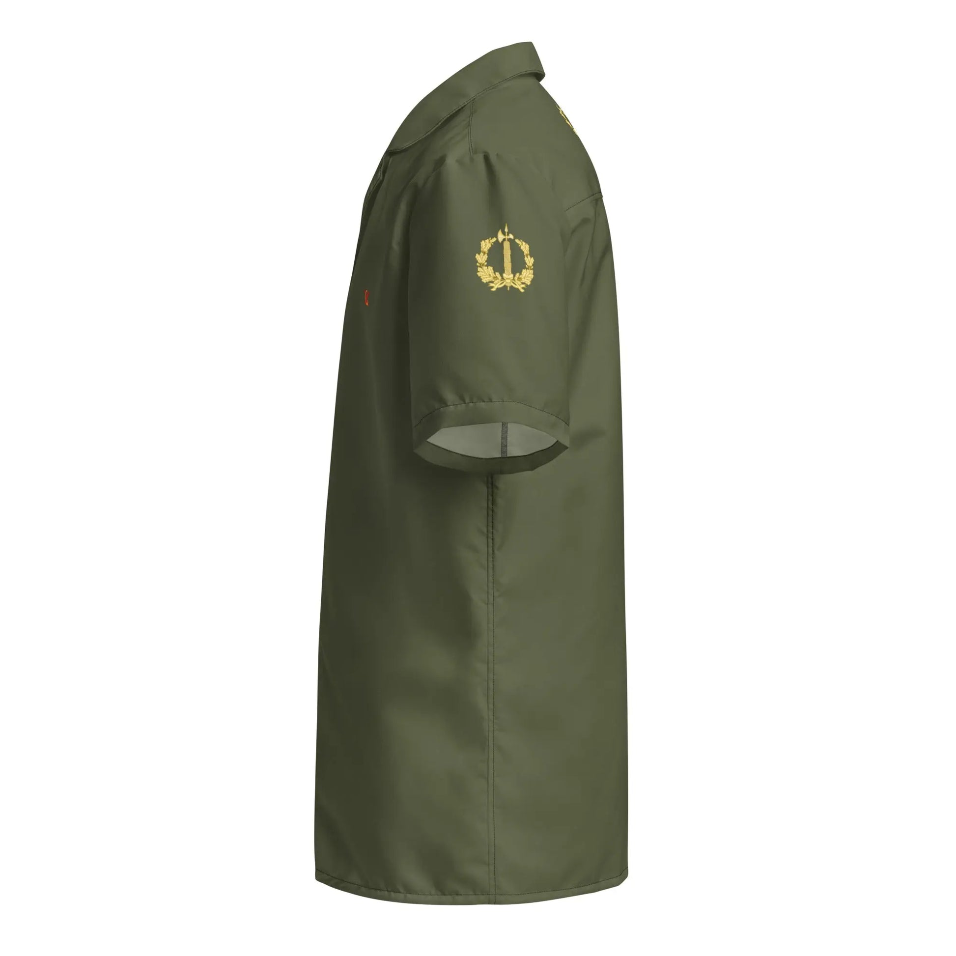 Comprar Camisa Cuerpo Jurídico Militar manga corta unisex Bandera España La Flamenca de Borgoña Patricia Muñoz VOX