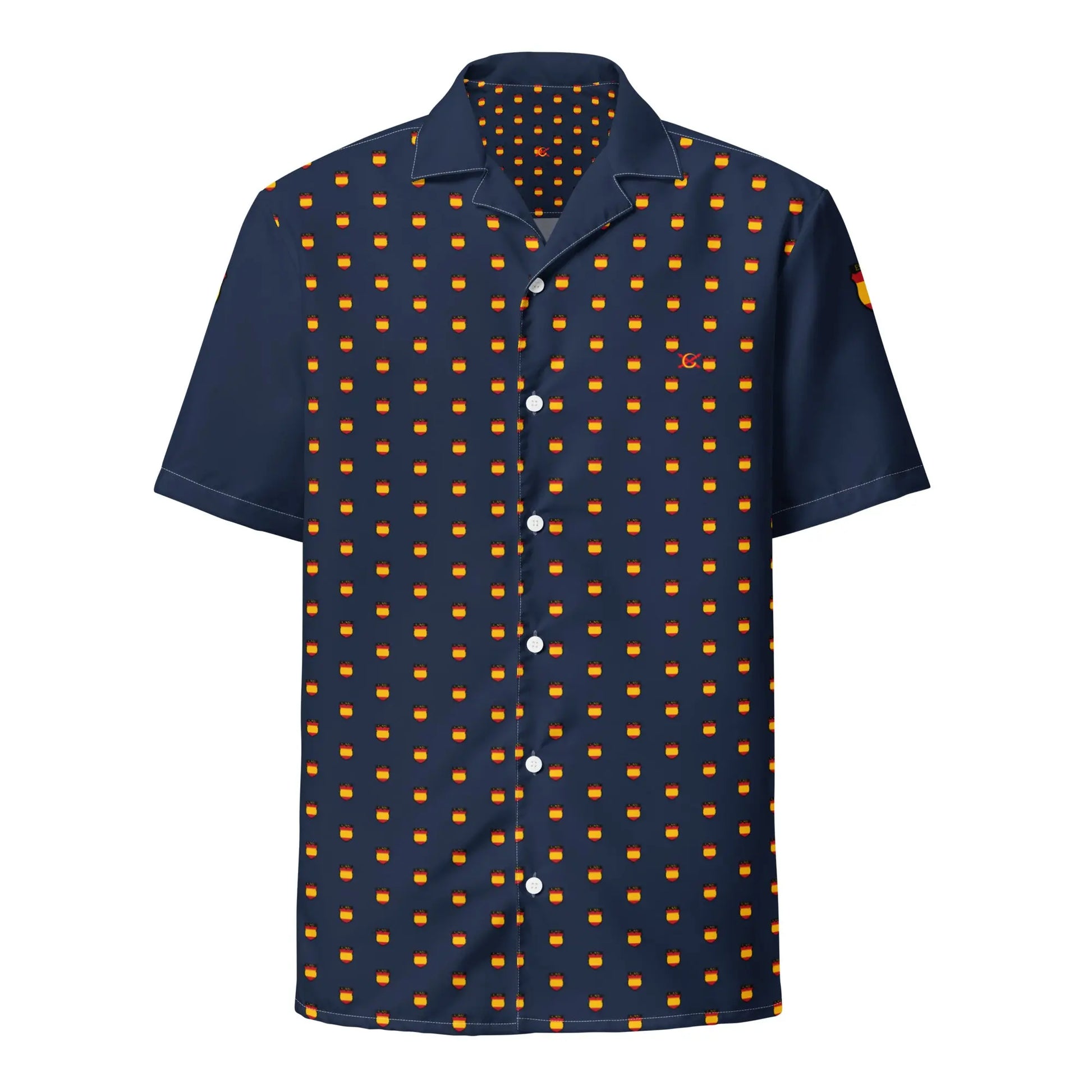 Comprar Camisa División Azul II manga corta unisex Bandera España La Flamenca de Borgoña Patricia Muñoz VOX