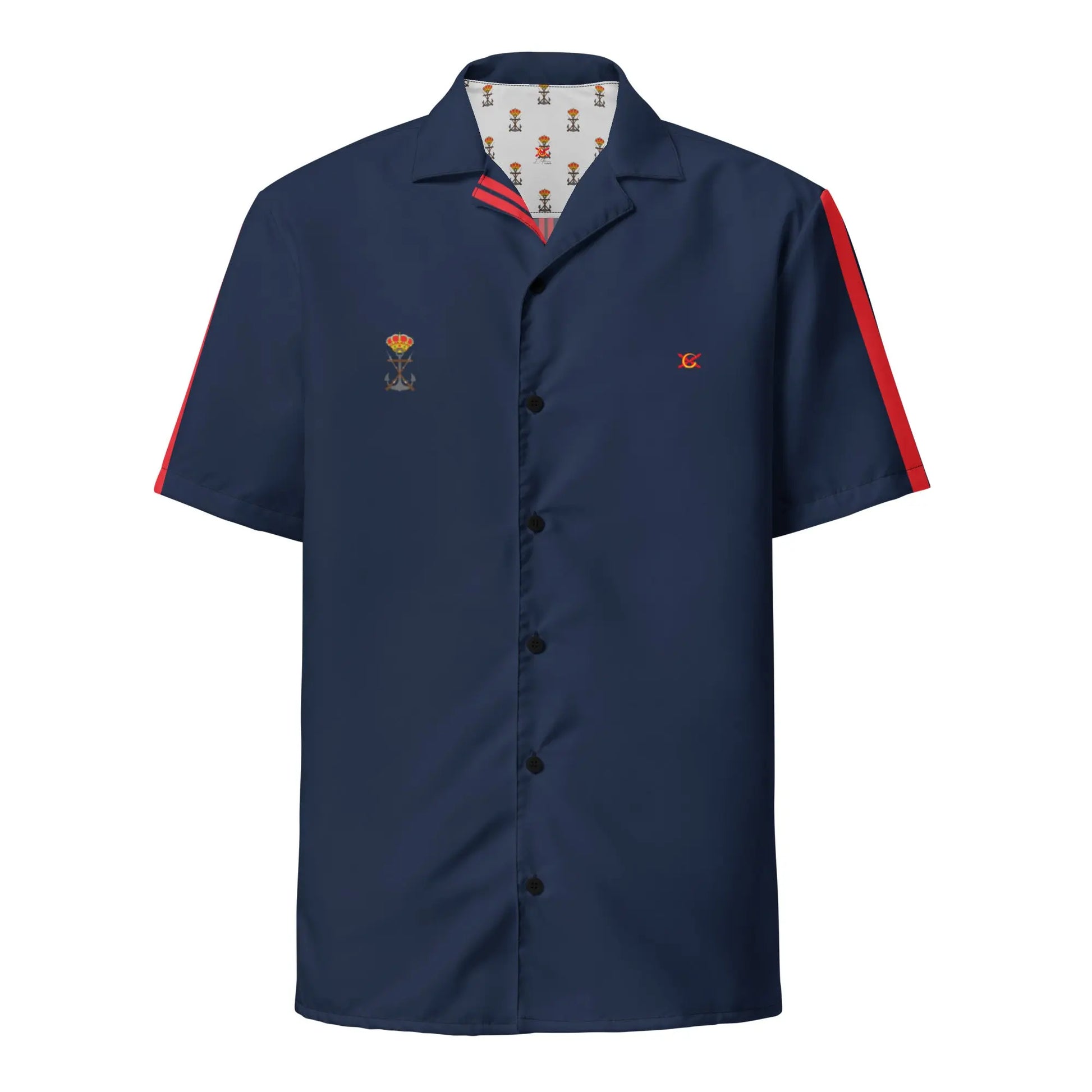 Comprar Camisa Infantería de Marina manga corta unisex Bandera España La Flamenca de Borgoña Patricia Muñoz VOX