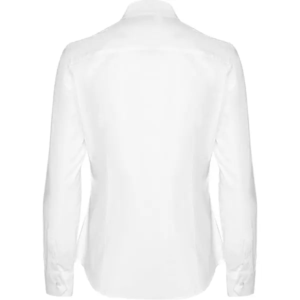 Camisa Mujer blanca Águila Bicéfala imperial sobre Cruz de Borgoña