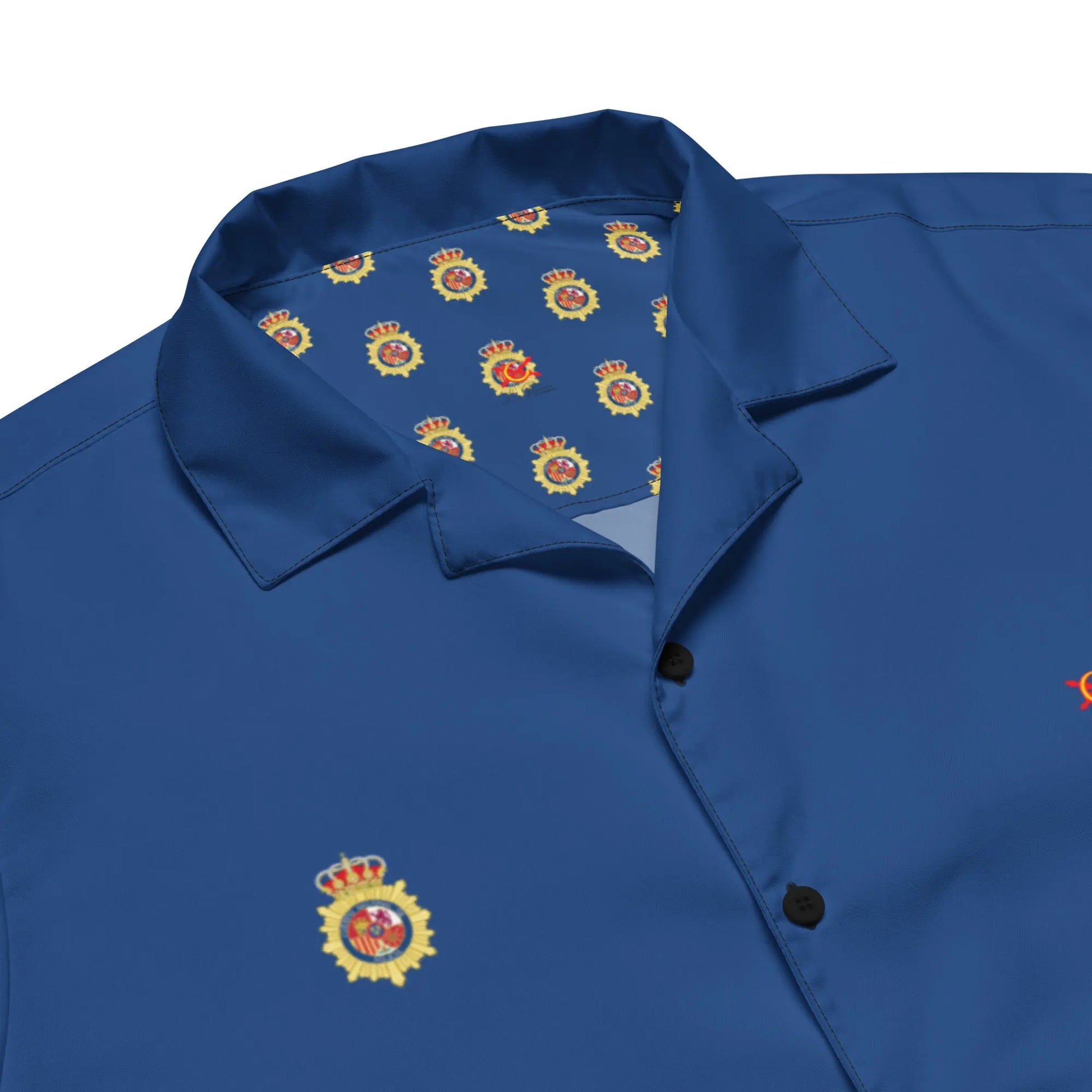 Comprar Camisa Policía Nacional CNP manga corta unisex Bandera España La Flamenca de Borgoña Patricia Muñoz VOX