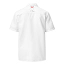 Comprar Camisa blanca manga corta unisex La Flamenca de Borgoña, Bandera de España, Cruz de Borgoña, Patricia Muñoz, VOX, Santiago Abascal