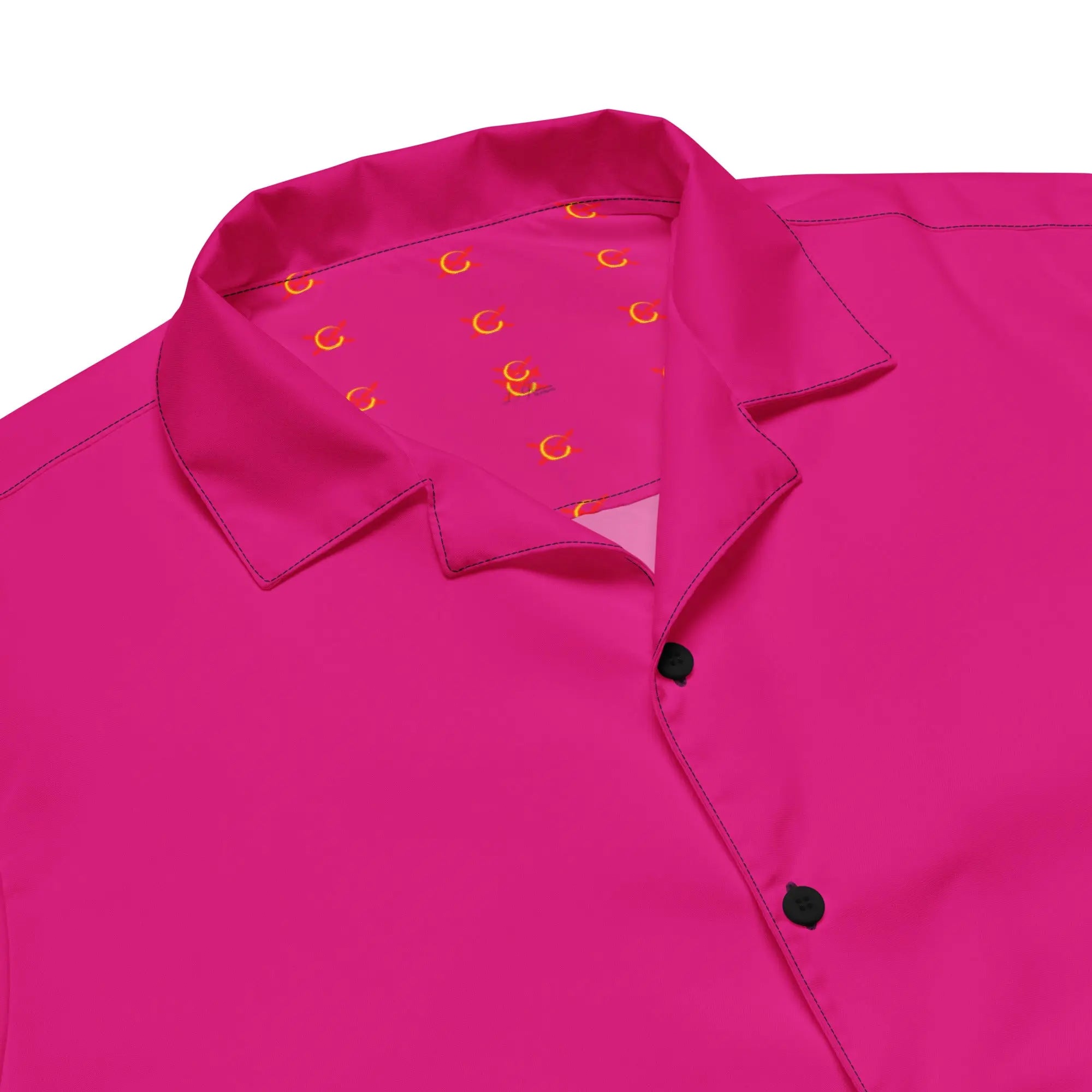Comprar Camisa de España fucsia rosa capote manga corta unisex Bandera España La Flamenca de Borgoña Patricia Muñoz VOX