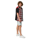 Comprar Camisa rayas rojas y negras manga corta unisex La Flamenca de Borgoña, Bandera de España, Cruz de Borgoña, Patricia Muñoz, VOX, Santiago Abascal