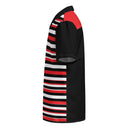 Comprar Camisa rayas rojas y negras manga corta unisex La Flamenca de Borgoña, Bandera de España, Cruz de Borgoña, Patricia Muñoz, VOX, Santiago Abascal