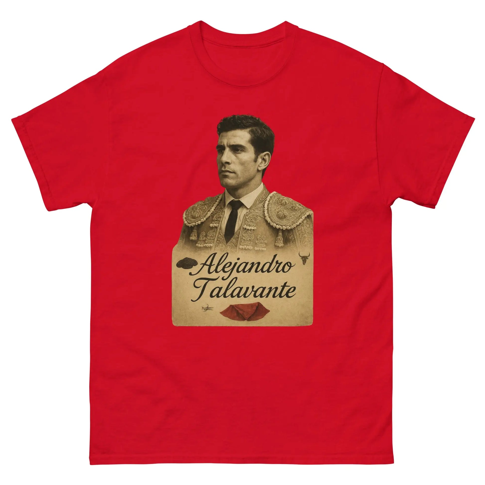 Comprar Camiseta Alejandro Talavante - clásica unisex La Flamenca de Borgoña Bandera España