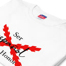 Comprar Camiseta Champion hombre "Ser español es un Honor" La Flamenca de Borgoña Bandera España
