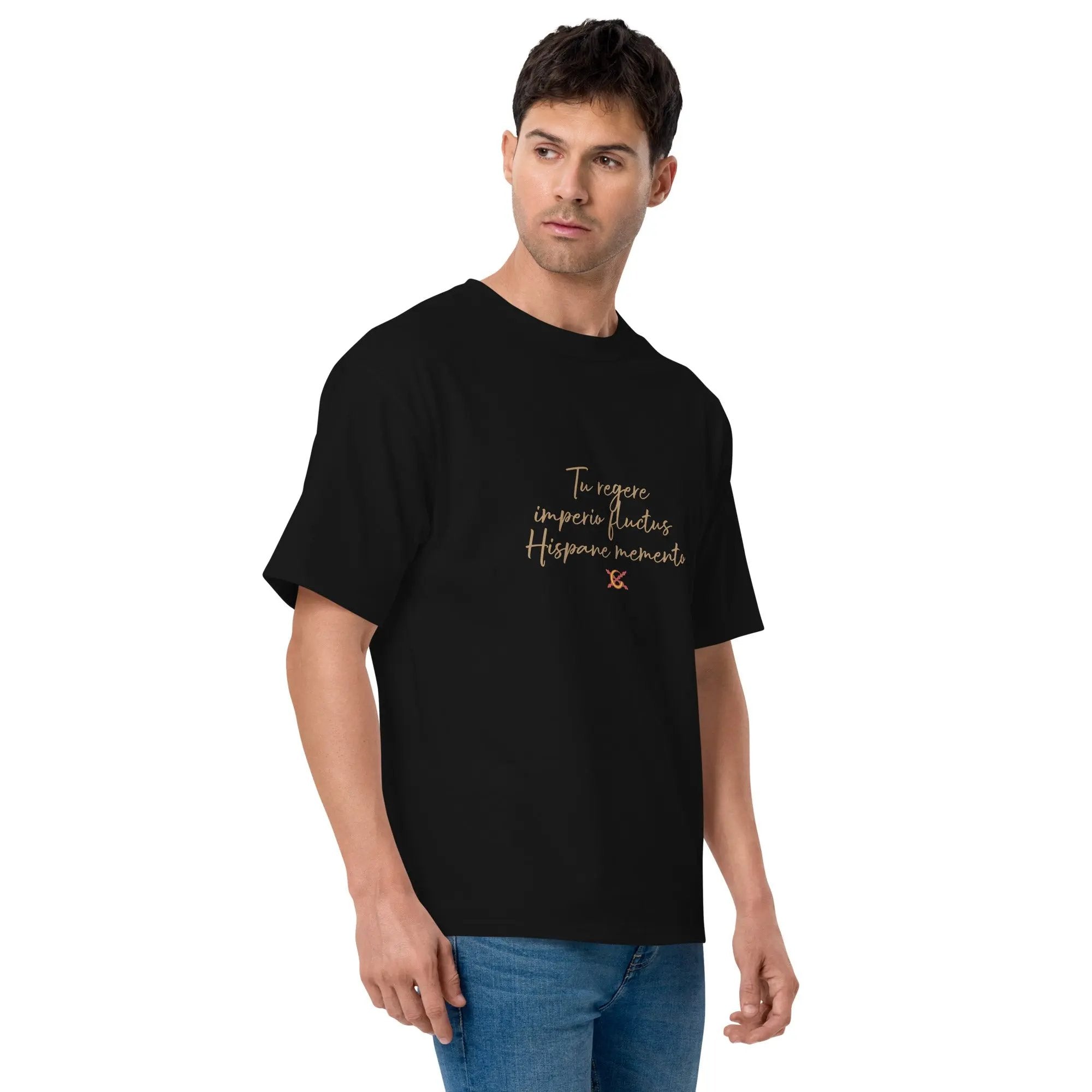 Comprar Camiseta Champion hombre "Tu regere imperio fluctus Hispane Memento" La Flamenca de Borgoña Bandera España