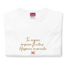 Comprar Camiseta Champion hombre "Tu regere imperio fluctus Hispane Memento" La Flamenca de Borgoña Bandera España