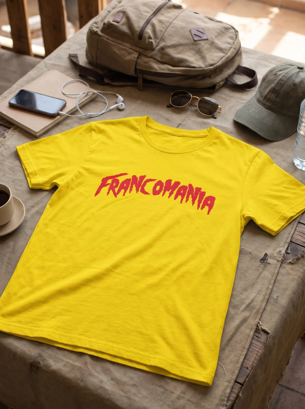 Comprar Camiseta Francomania La Flamenca de Borgoña Bandera España