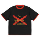 Comprar Camiseta clásica de punto "Ser español es un Honor" La Flamenca de Borgoña Bandera España