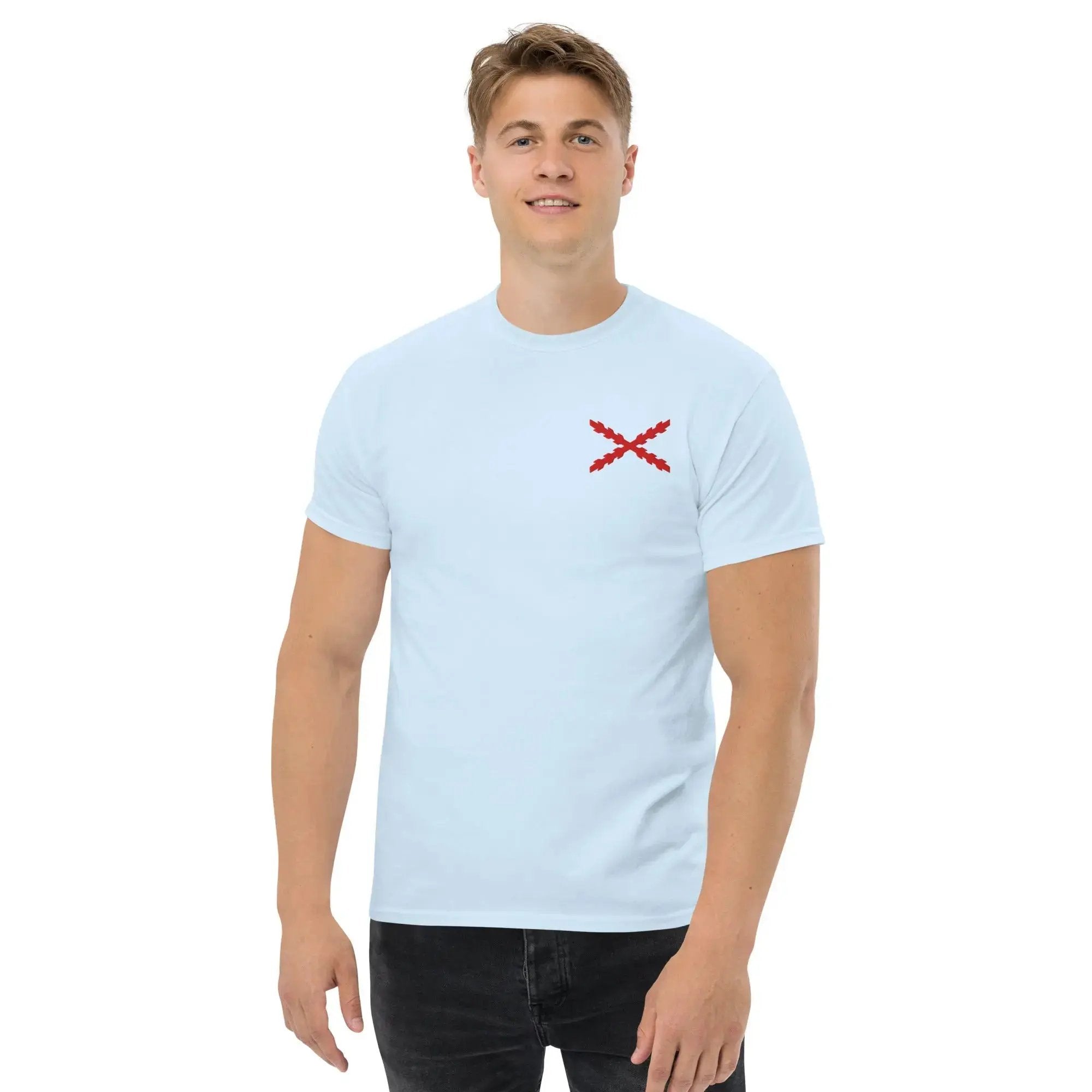 Comprar Camiseta clásica unisex Cruz de Borgoña mediana - Talla L OFERTA La Flamenca de Borgoña Bandera España