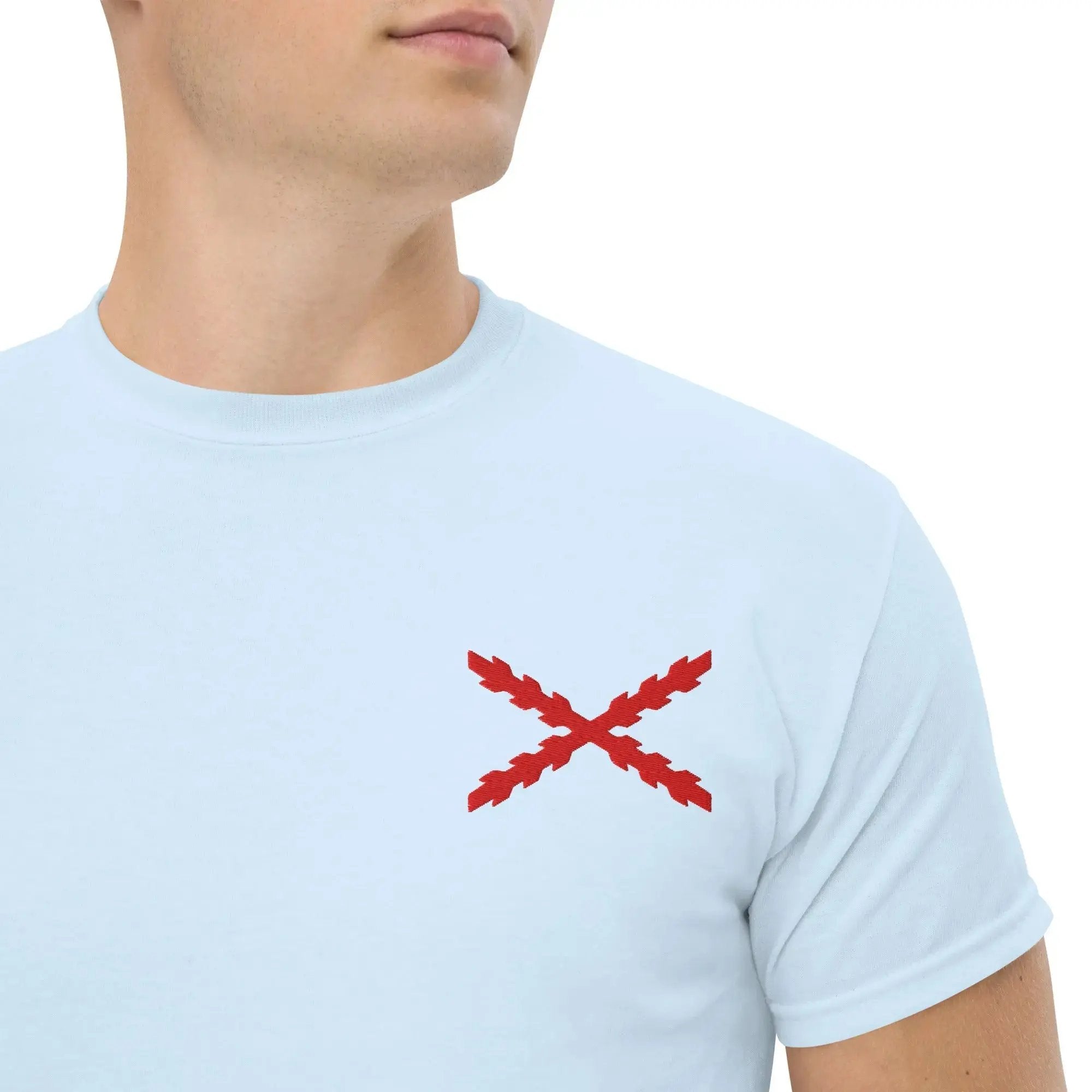 Comprar Camiseta clásica unisex Cruz de Borgoña mediana - Talla L OFERTA La Flamenca de Borgoña Bandera España