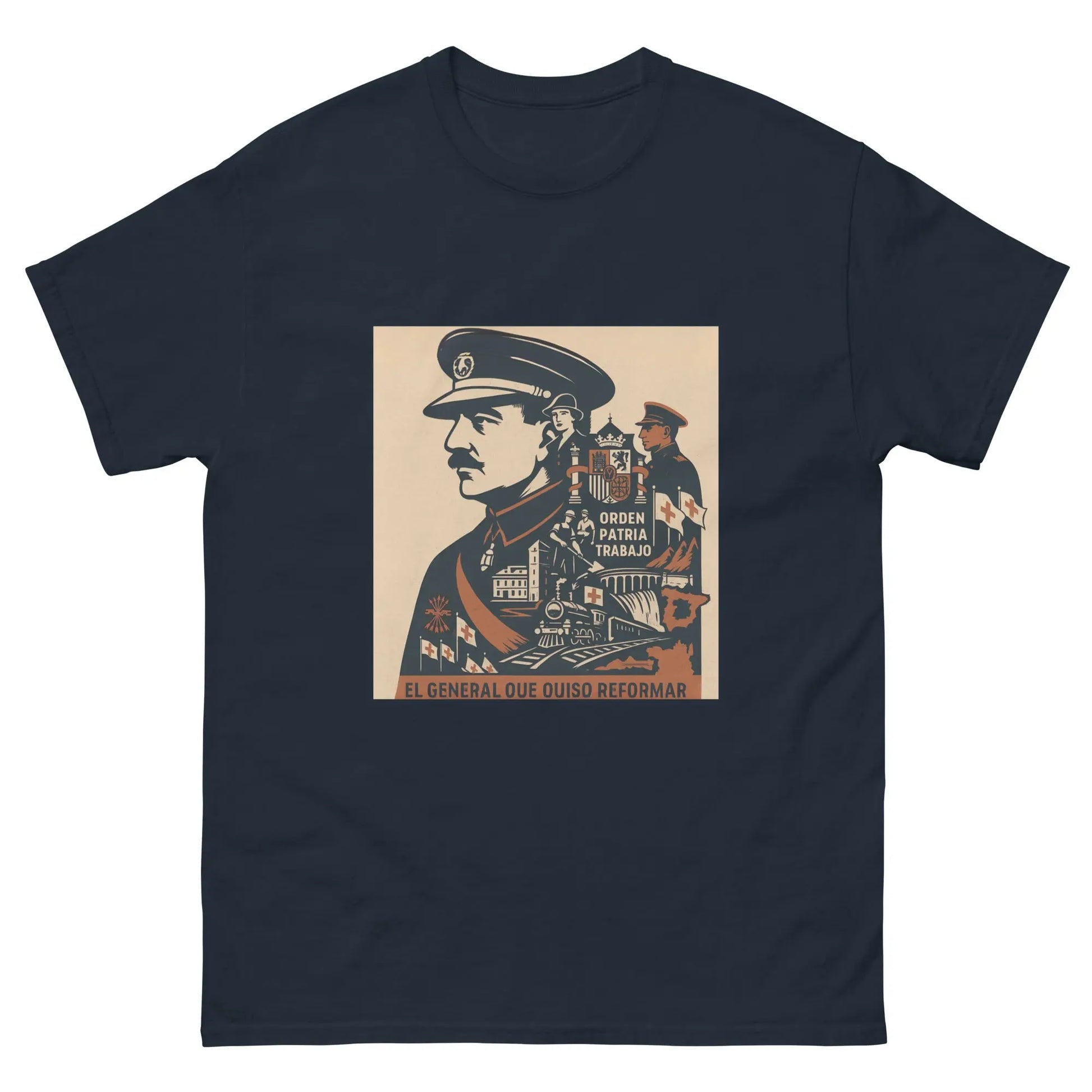 Comprar Camiseta clásica unisex La Flamenca de Borgoña, Bandera de España, Cruz de Borgoña, Patricia Muñoz, VOX