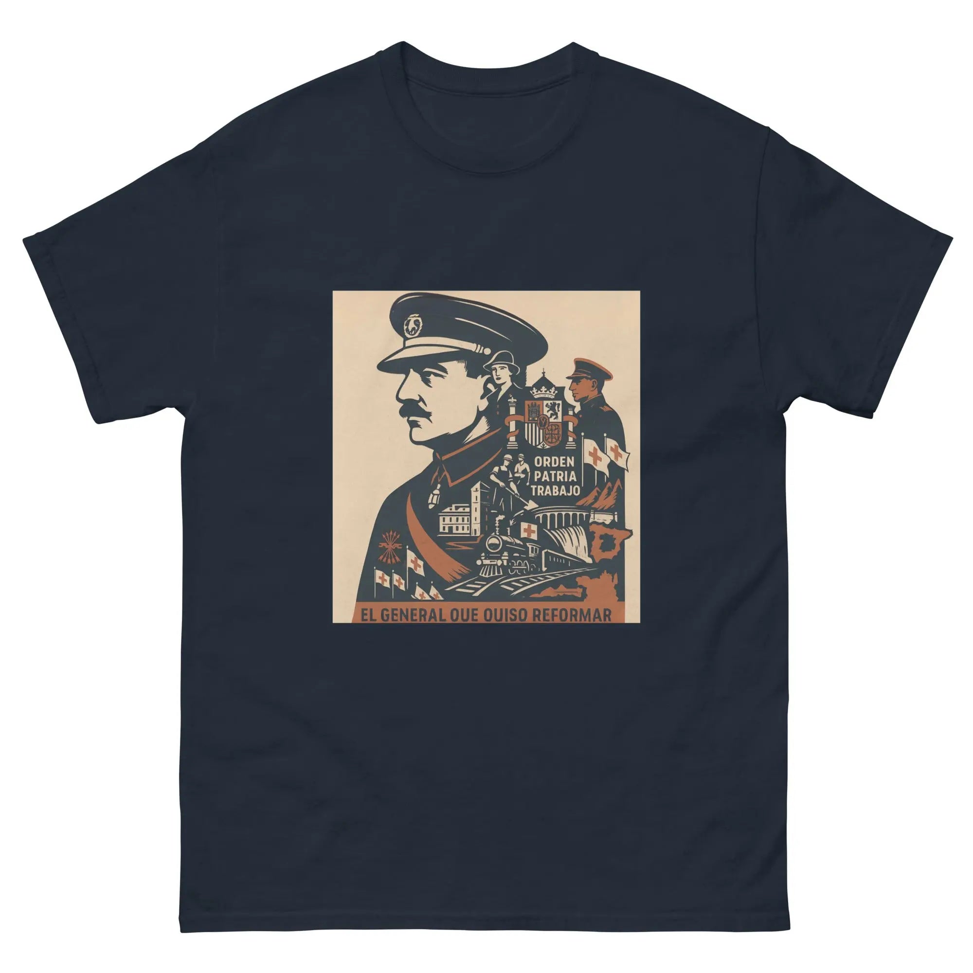 Comprar Camiseta clásica unisex La Flamenca de Borgoña, Bandera de España, Cruz de Borgoña, Patricia Muñoz, VOX