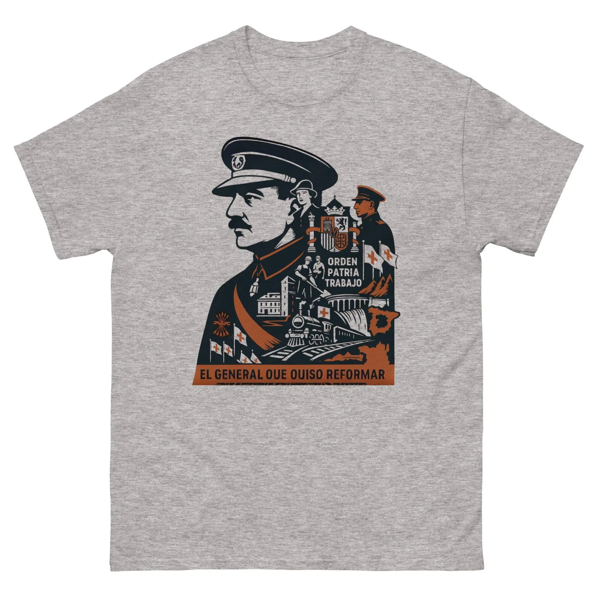 Comprar Camiseta clásica unisex La Flamenca de Borgoña, Bandera de España, Cruz de Borgoña, Patricia Muñoz, VOX