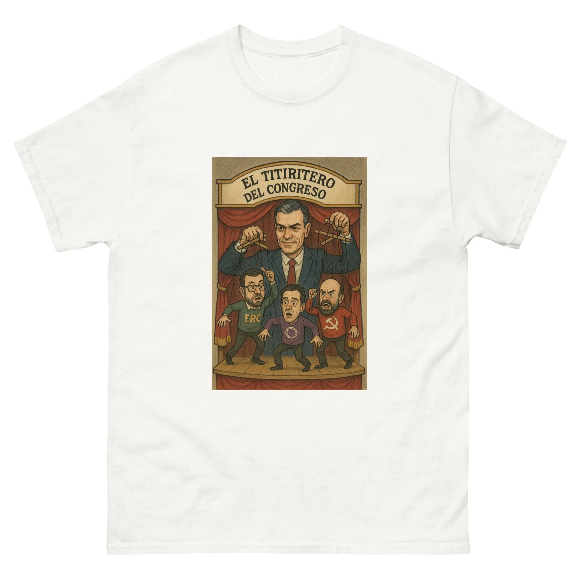 Comprar Camiseta clásica unisex La Flamenca de Borgoña, Bandera de España, Cruz de Borgoña, Patricia Muñoz, VOX