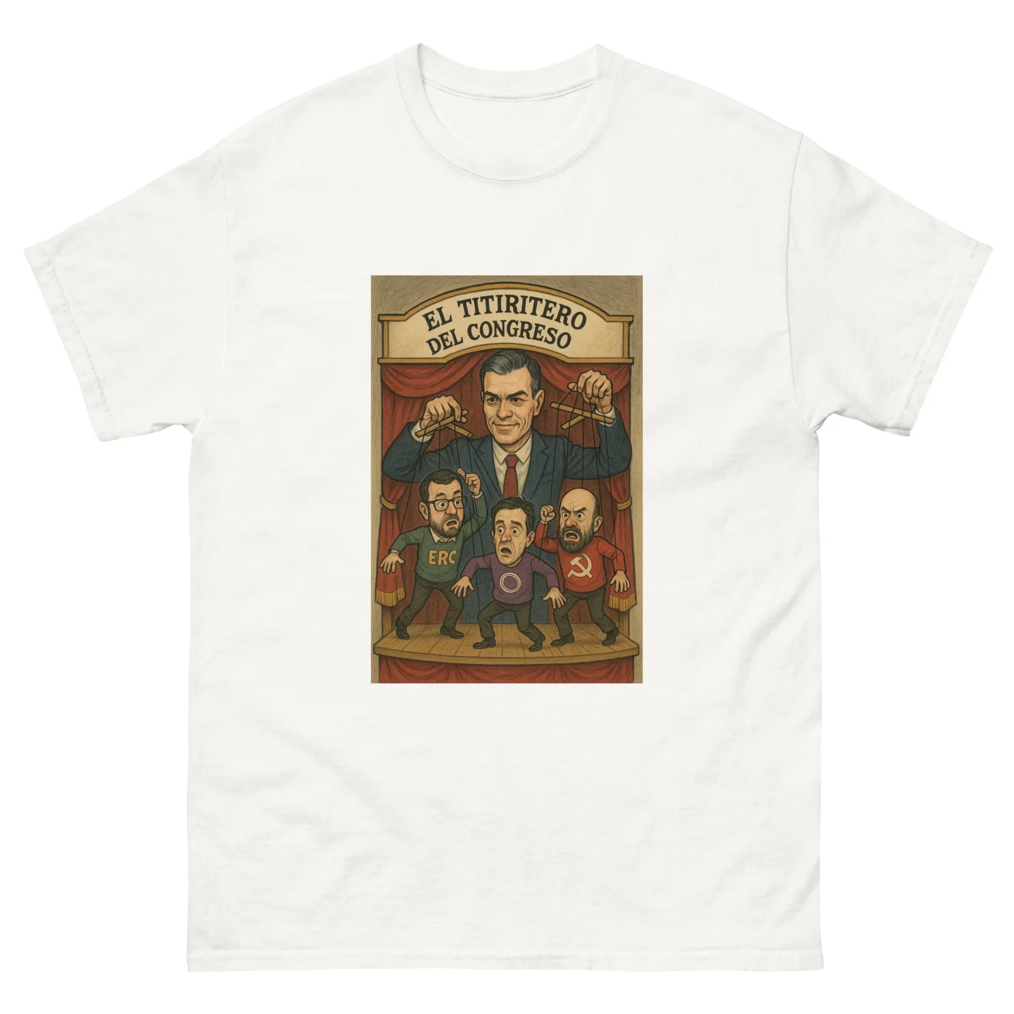 Comprar Camiseta clásica unisex La Flamenca de Borgoña, Bandera de España, Cruz de Borgoña, Patricia Muñoz, VOX