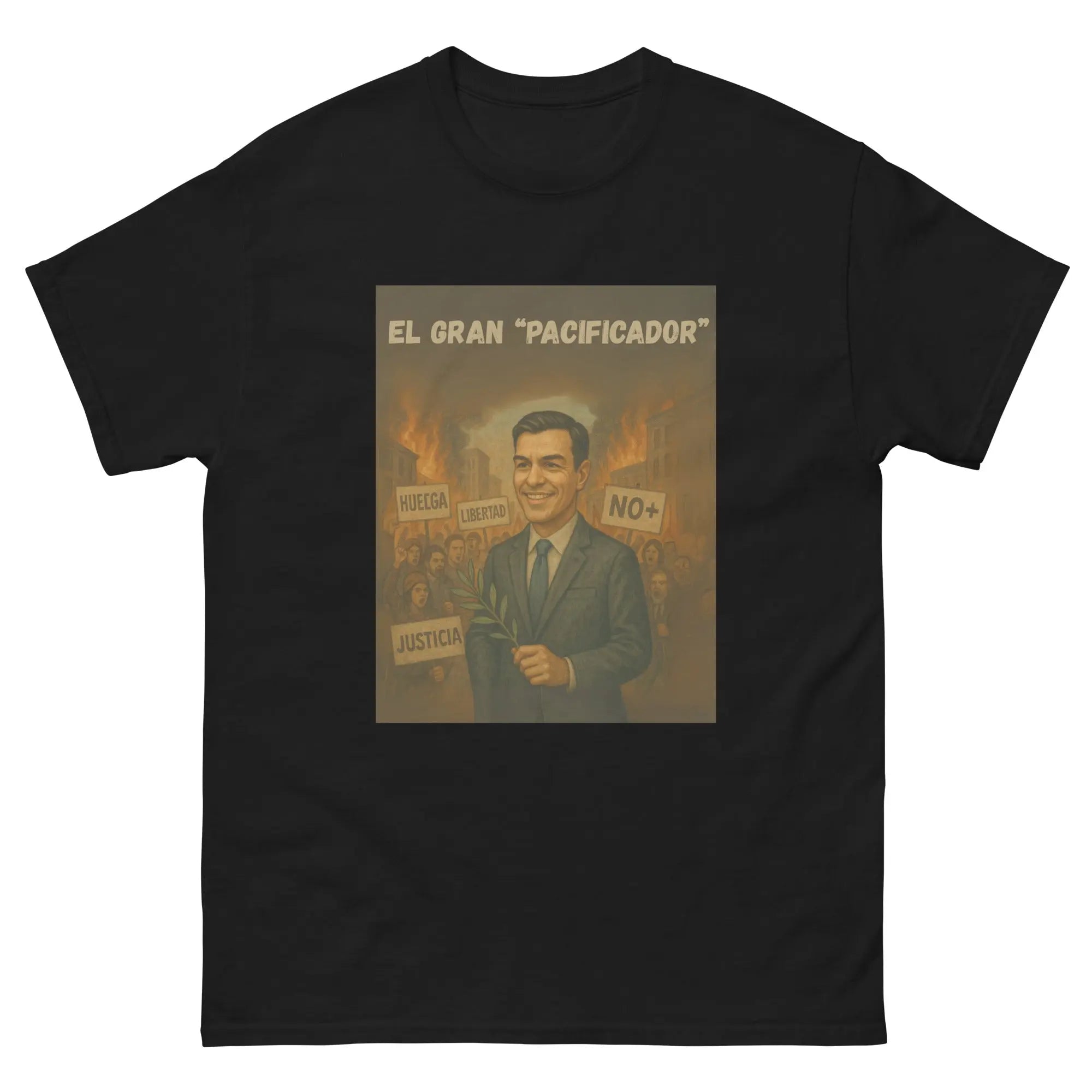 Comprar Camiseta clásica unisex La Flamenca de Borgoña, Bandera de España, Cruz de Borgoña, Patricia Muñoz, VOX