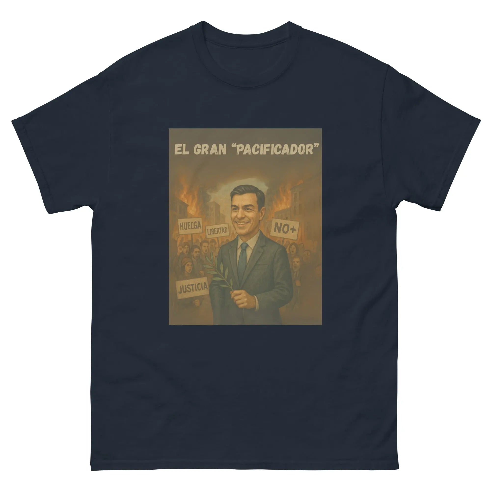 Comprar Camiseta clásica unisex La Flamenca de Borgoña, Bandera de España, Cruz de Borgoña, Patricia Muñoz, VOX