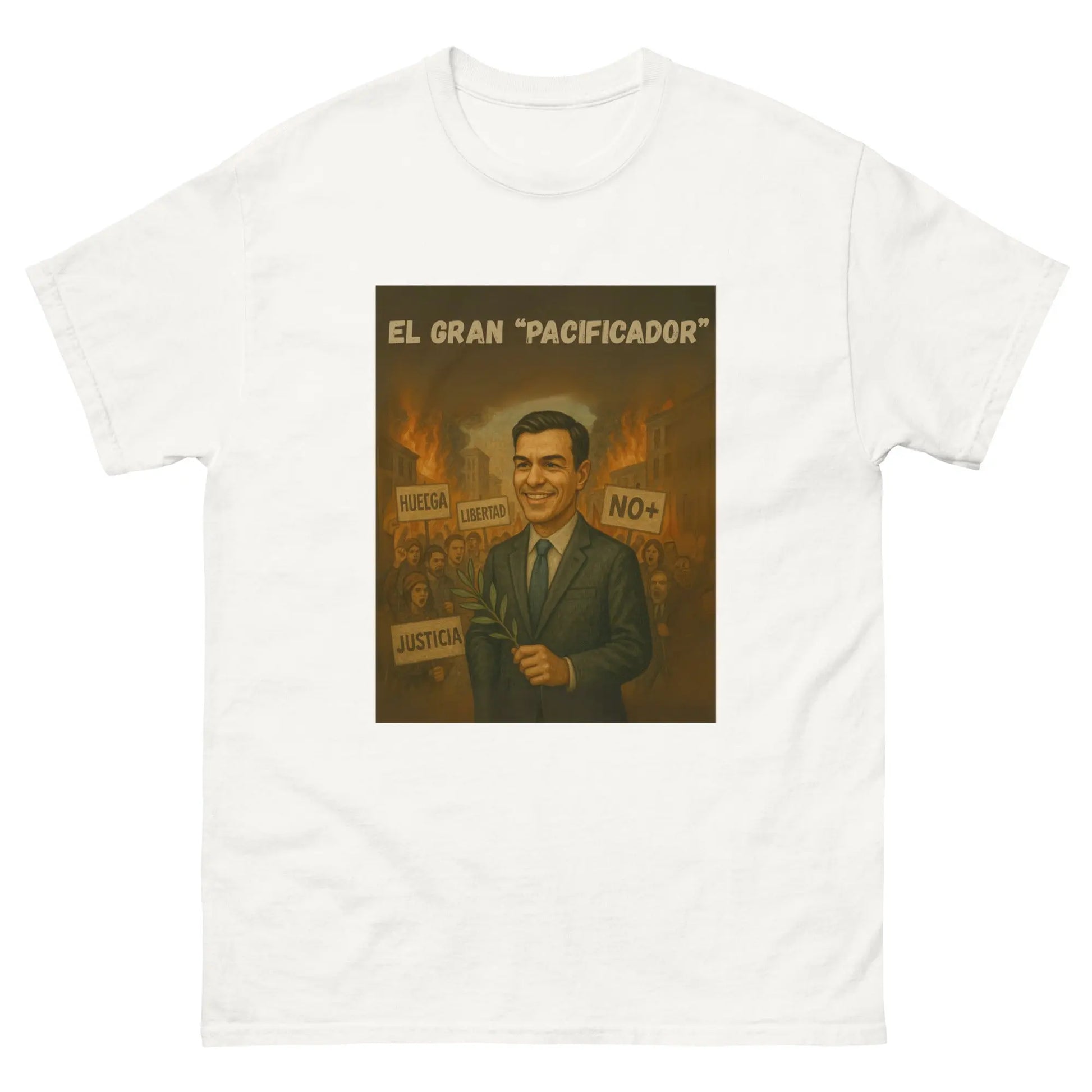 Comprar Camiseta clásica unisex La Flamenca de Borgoña, Bandera de España, Cruz de Borgoña, Patricia Muñoz, VOX