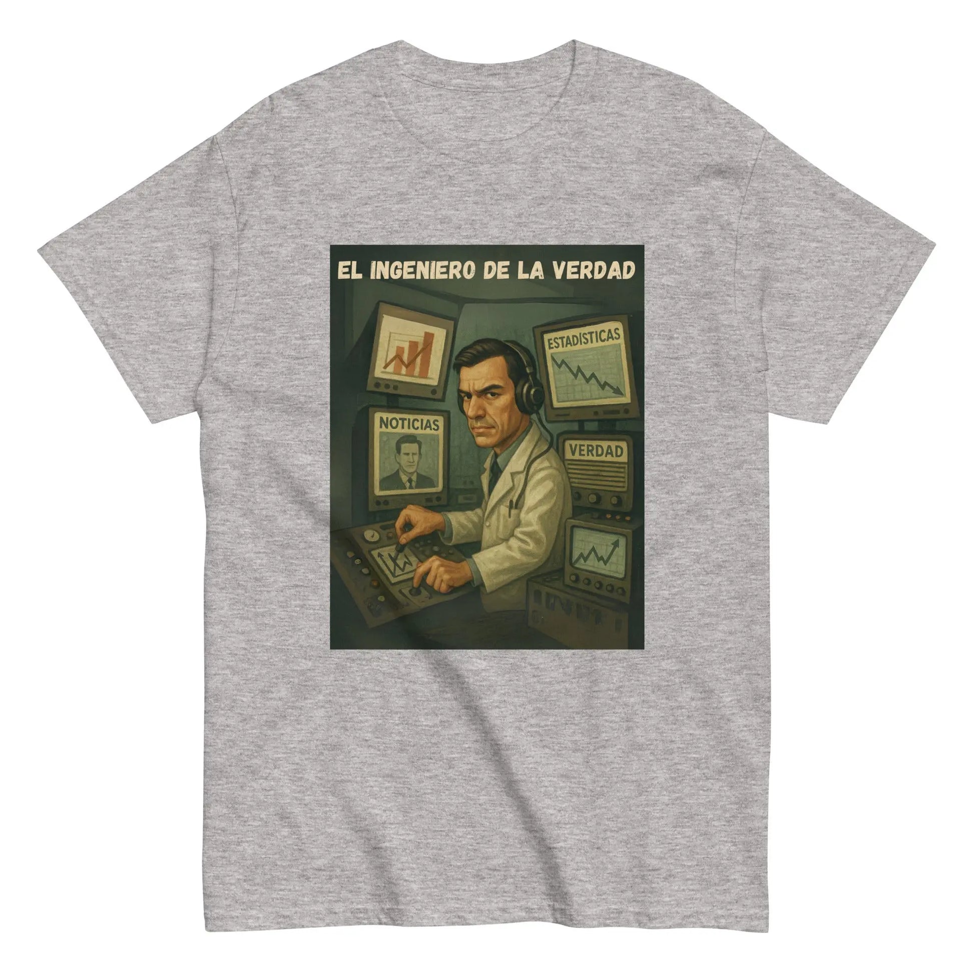 Comprar Camiseta "El ingeniero de la Verdad" Bandera España La Flamenca de Borgoña Patricia Muñoz VOX