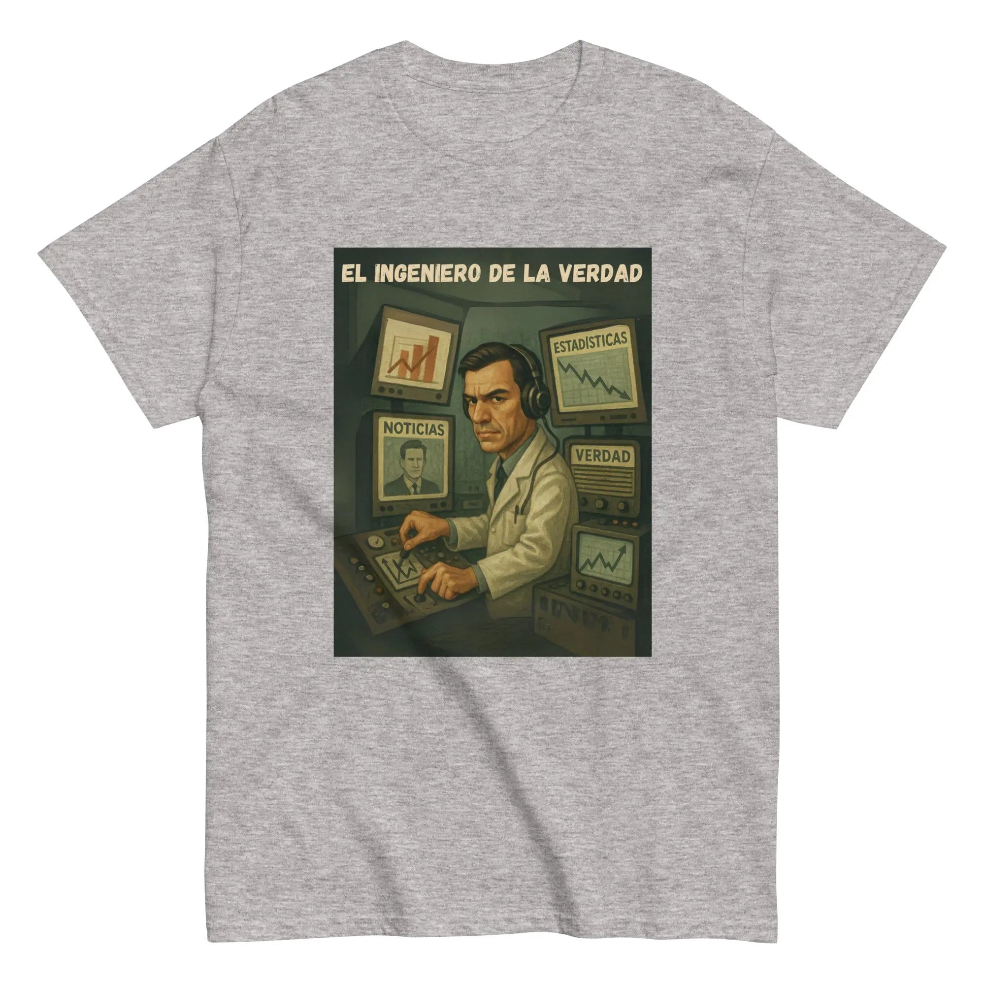 Comprar Camiseta "El ingeniero de la Verdad" Bandera España La Flamenca de Borgoña Patricia Muñoz VOX