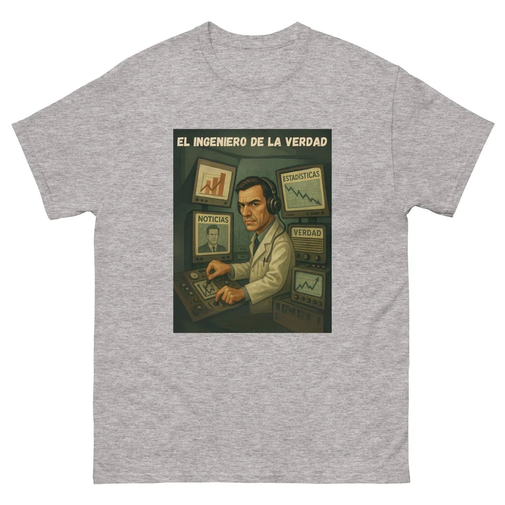 Comprar Camiseta "El ingeniero de la Verdad" Bandera España La Flamenca de Borgoña Patricia Muñoz VOX