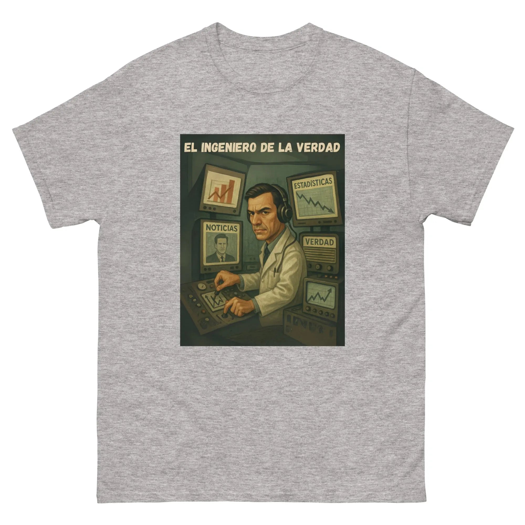 Comprar Camiseta "El ingeniero de la Verdad" Bandera España La Flamenca de Borgoña Patricia Muñoz VOX