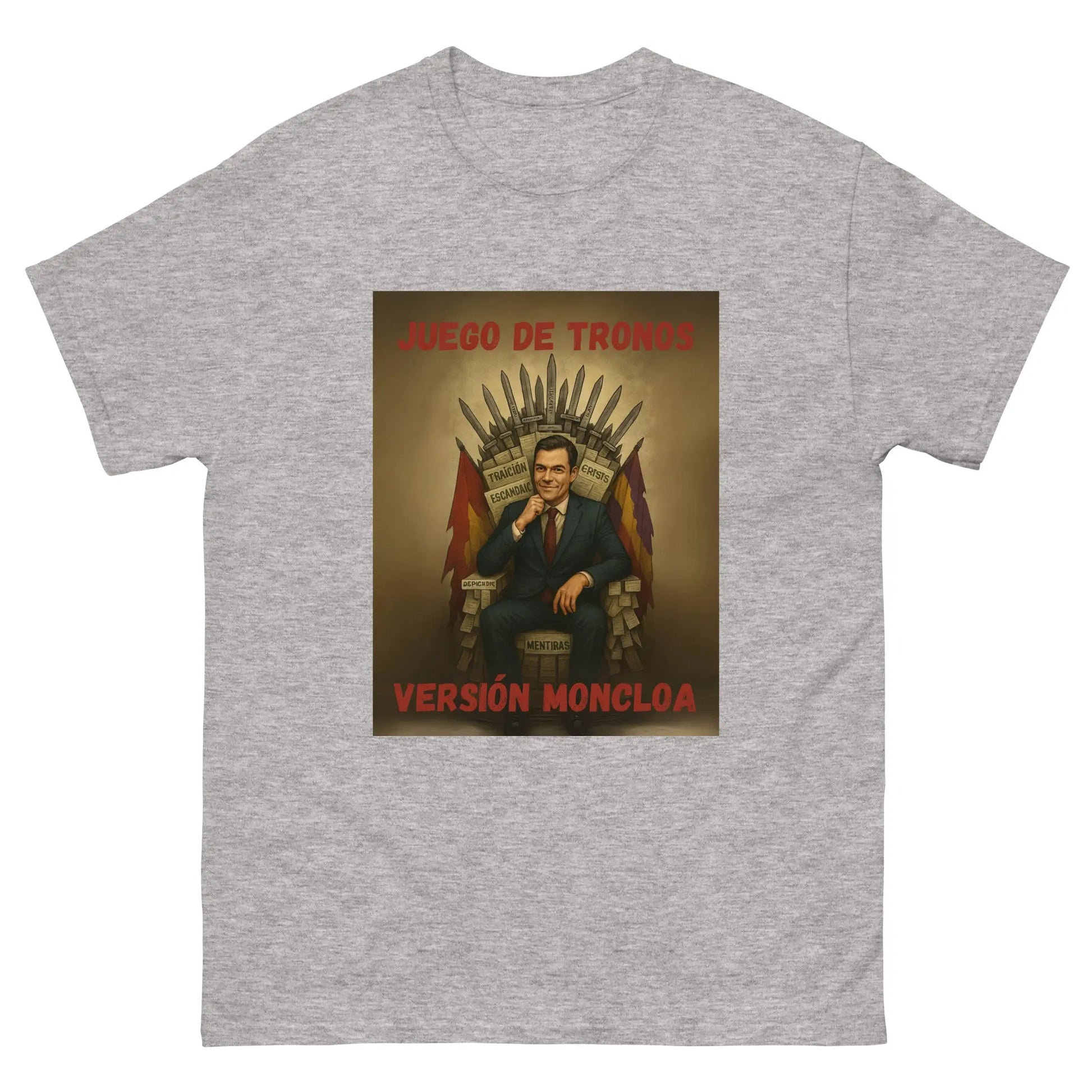 Comprar Camiseta "Juego de Tronos: Versión Moncloa" Bandera España La Flamenca de Borgoña Patricia Muñoz VOX